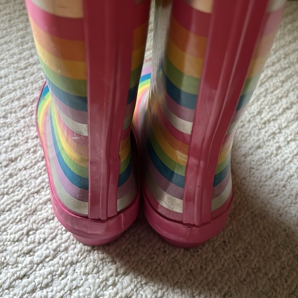 Boots rain girls new sizes 7-8M, 9-10M, 11-12M, 13-1M or  2-3 new Wonder Nation - Picture 6 of 6